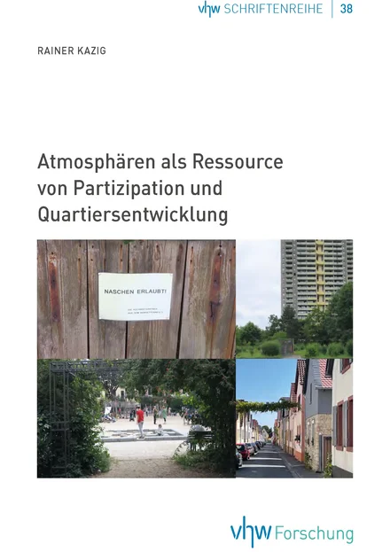 Cover vhw Schriftenreihe Nummer 38