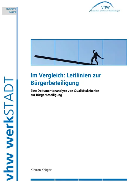 Cover werkSTADT Nummer 19