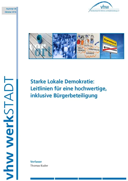 Cover werkSTADT Nummer 8