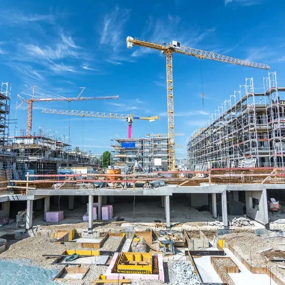 Baustelle – Umsetzung von großen Bauvorhaben