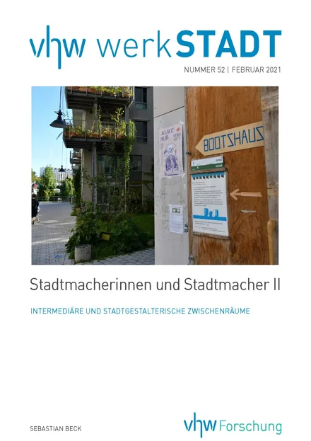 Cover werkSTADT Nummer 52