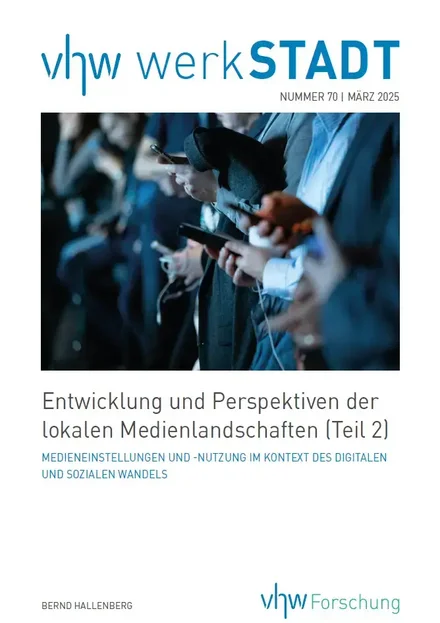 Cover werkSTADT Nummer 70