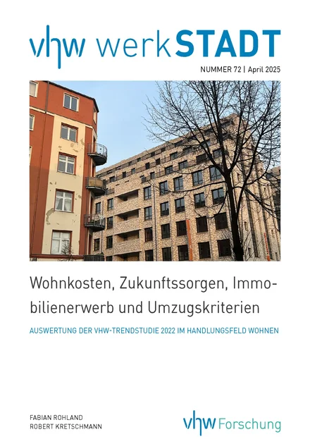 Cover werkSTADT Nummer 72