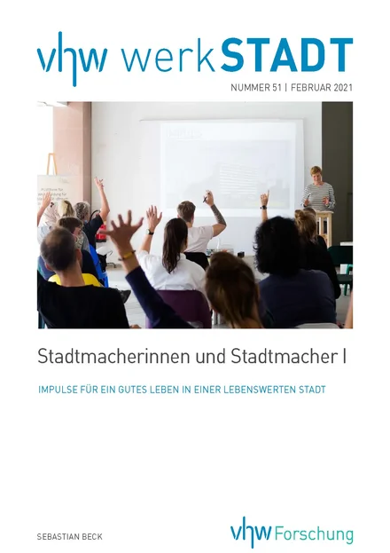 Cover werkSTADT Nummer 51
