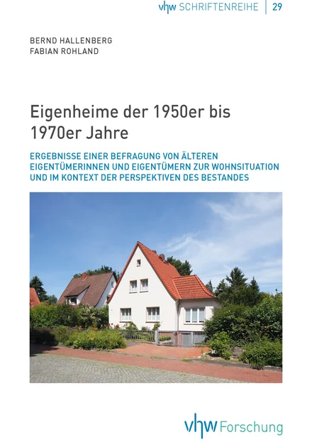 Cover vhw Schriftenreihe Nummer 29