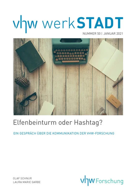 Cover werkSTADT Nummer 50