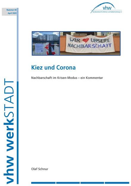 Cover werkSTADT Nummer 40